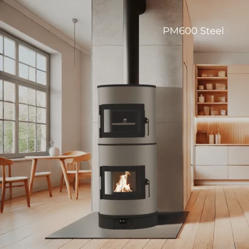 Poêle de masse PM600 steel titane