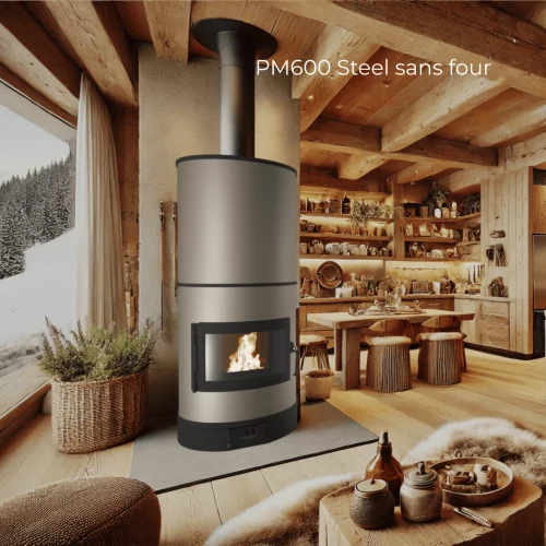 Poêle de masse PM600 steel titane sans four